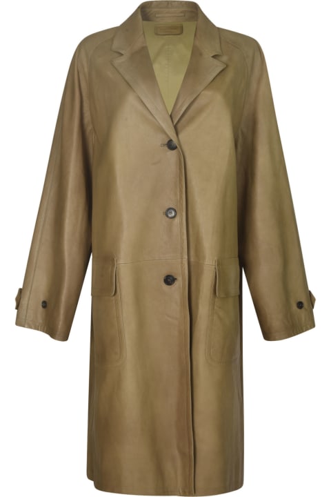 Prada for Women Prada Mid-length Buttoned Coat