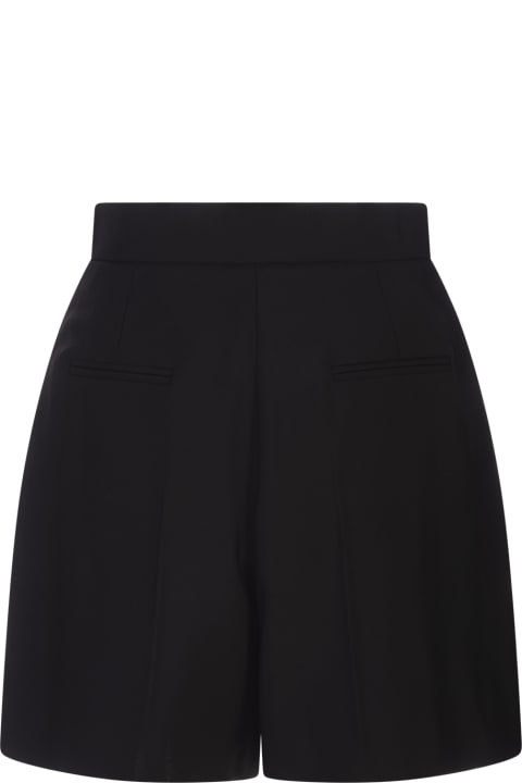 Alexander McQueen Pants & Shorts for Women Alexander McQueen Tailored Shorts In Black Wool