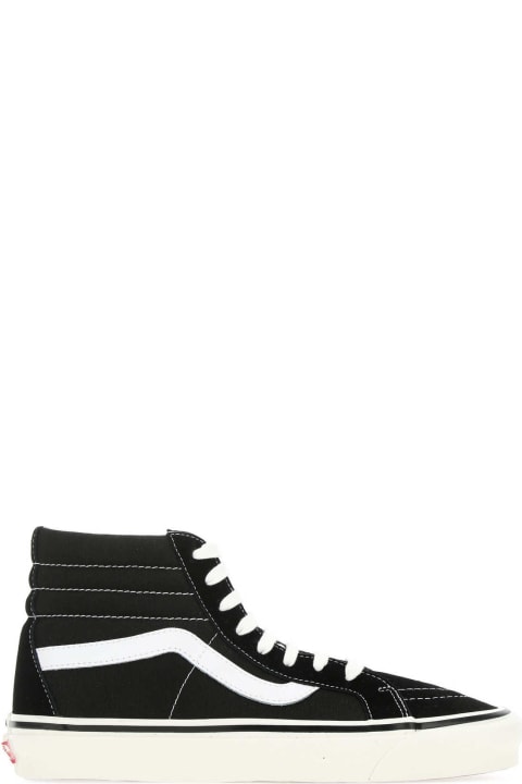 Vans Shoes for Women Vans Black Canvas Sk8-hi Sneakers