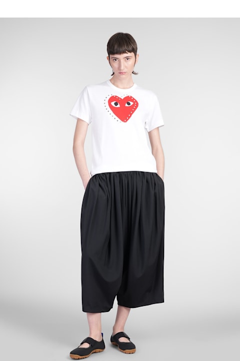 Comme des Garçons Play for Women Comme des Garçons Play T-shirt In White Cotton