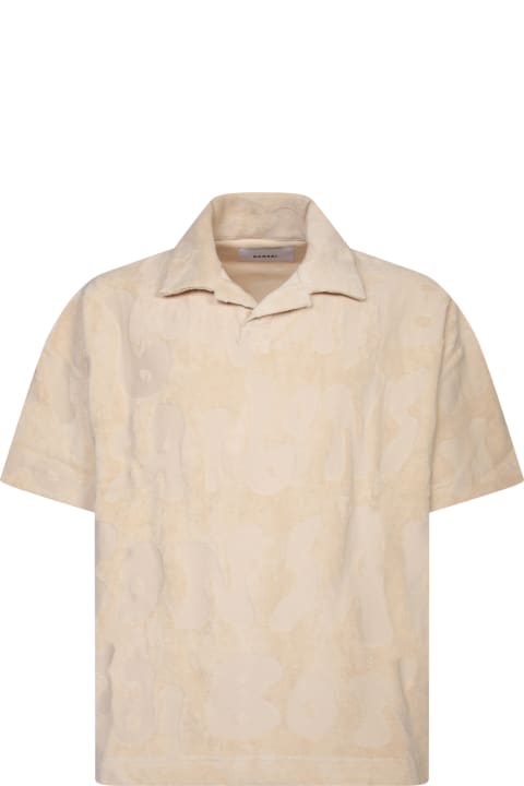 Bonsai Topwear for Men Bonsai Terry Beige Polo Shirt