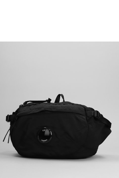メンズ ショルダーバッグ C.P. Company Nylon B Waist Bag In Black Polyamide