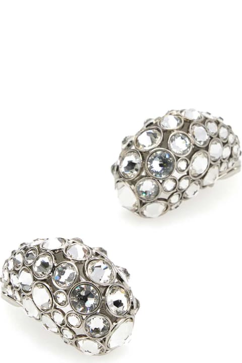 ウィメンズ新着アイテム Valentino Garavani Embellished Metal Earrings
