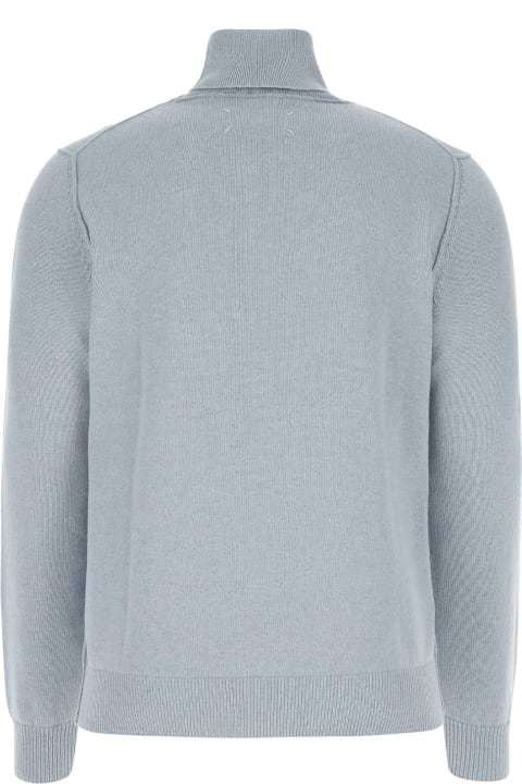 Fashion for Men Maison Margiela Powder Blue Cashmere Sweater