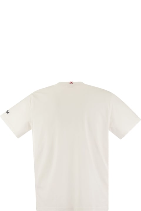メンズ新着アイテム MC2 Saint Barth T-shirt With Print On The Front