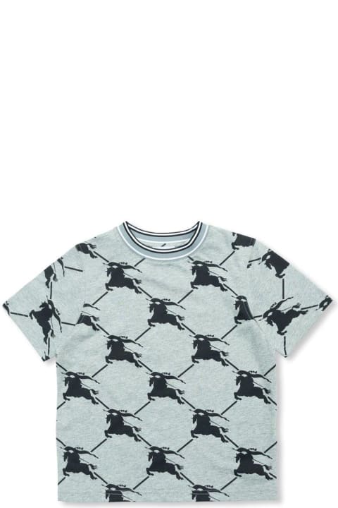 Burberry for Kids Burberry Equestrian Knight Printed T-shirt