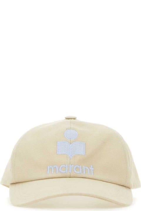Isabel Marant Hats for Men Isabel Marant Logo Embroidered Curved-peak Baseball Cap