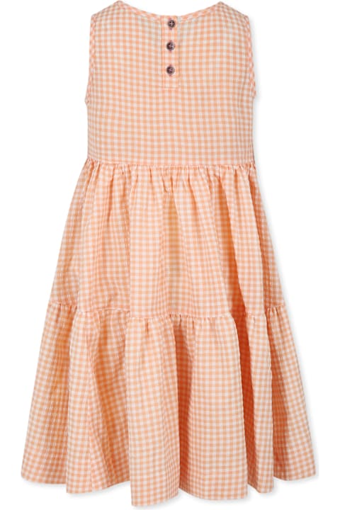 Caffe' d'Orzo for Girls Caffe' d'Orzo Orange Dress For Girl