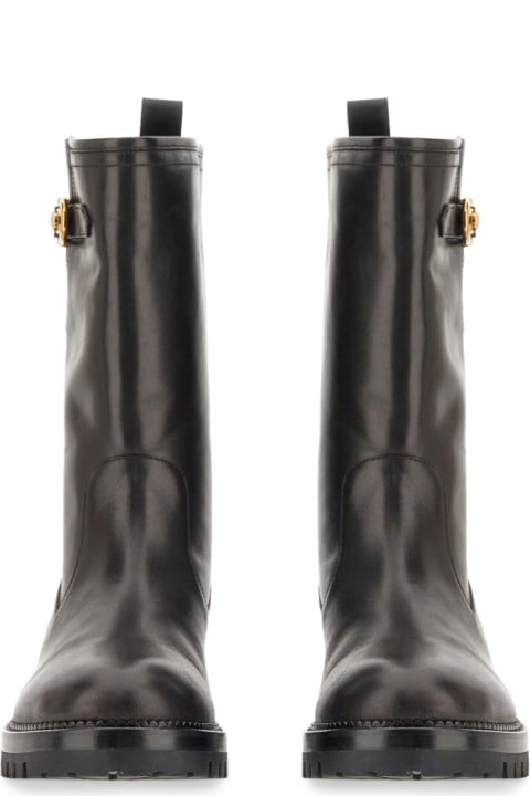 Versace Boots for Women Versace Stivale Safety Pin