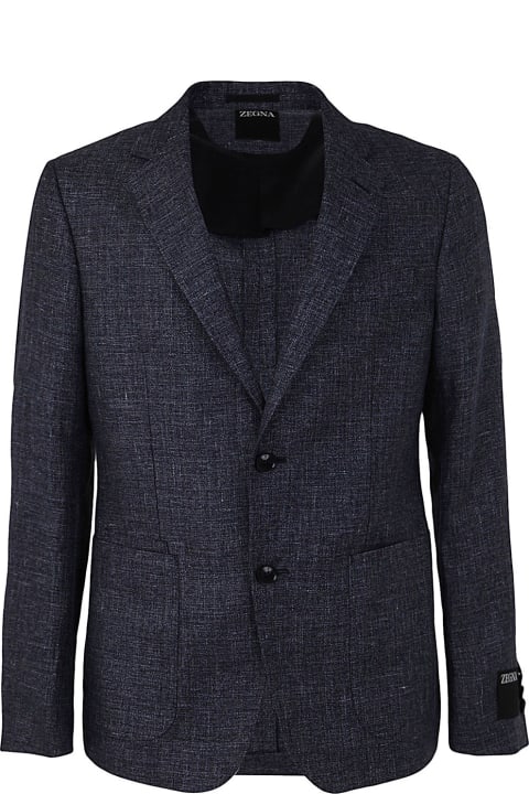 Zegna for Men Zegna Linen And Wool Deco Jacket