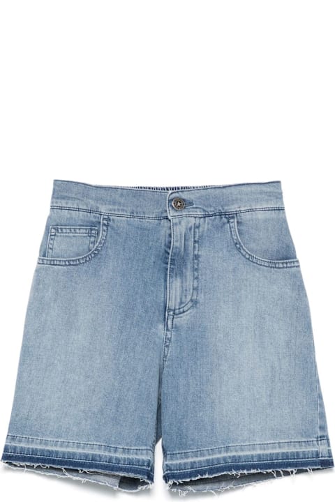 Bottoms for Boys Golden Goose Shorts Denim Con Ricamo