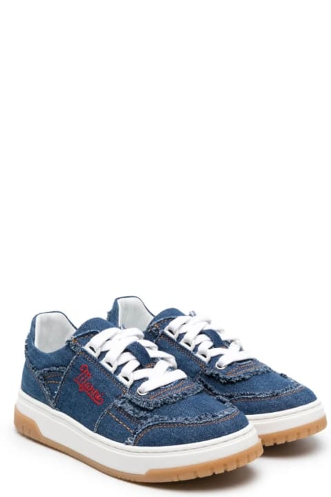 Shoes for Boys Marni Denim Sneakers With Inserts