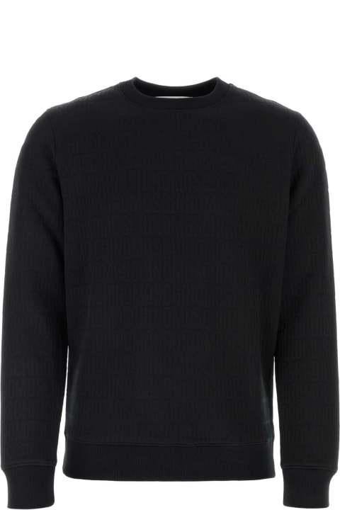 Moschino for Men Moschino Black Polyester Blend Sweatshirt