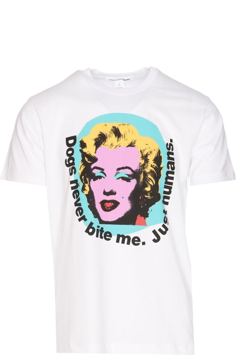 メンズ トップス Comme des Garçons Marylin Monroe Print T-shirt