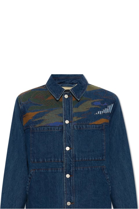 Fashion for Men PS by Paul Smith Ps Paul Smith Embroidered Denim Jacket