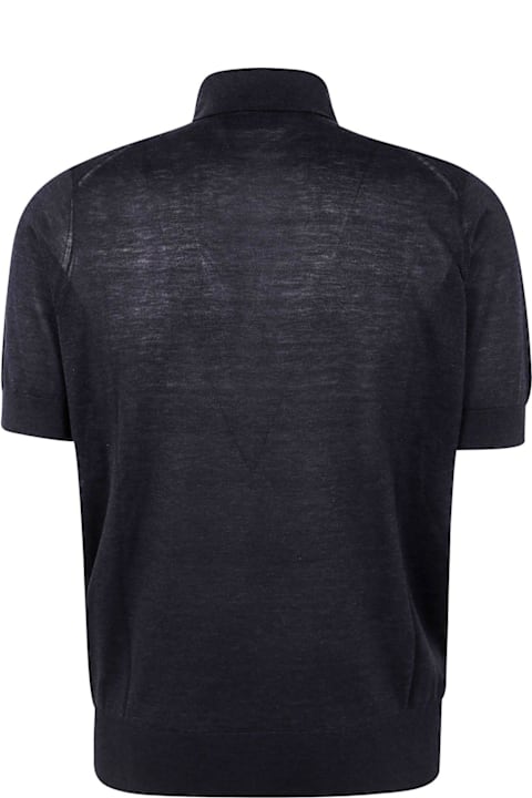 Brunello Cucinelli for Kids Brunello Cucinelli Short-sleeved Fine-knit Polo Shirt