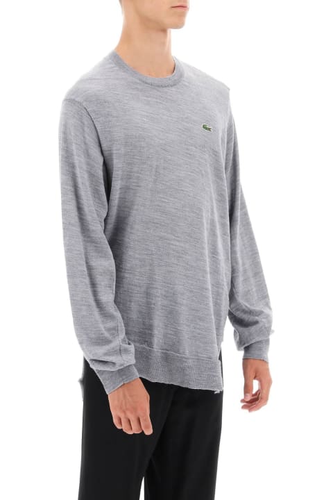 Comme des Garçons Shirt for Men Comme des Garçons Shirt X Lacoste Bias-cut Sweater