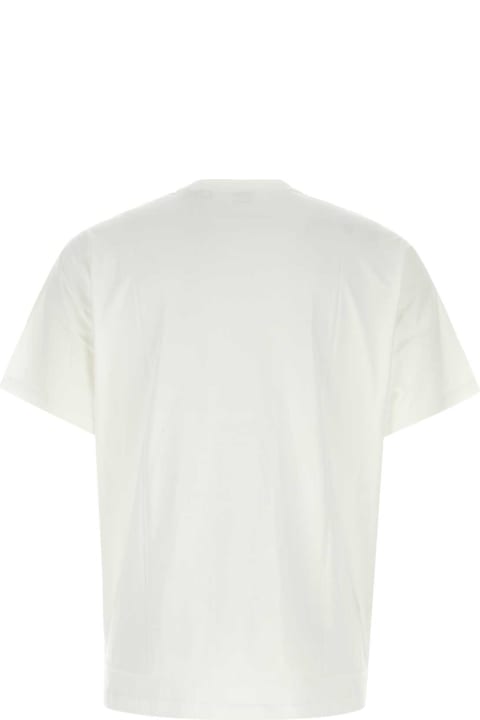Burberry Topwear for Men Burberry White Cotton T-shirt