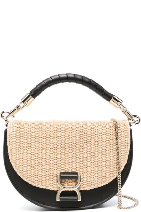 Totes for Women Chloé Marcie Flap And Chain Bag In Hot Sand