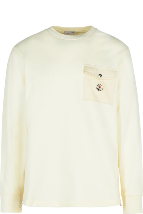 Moncler Men Moncler Beige Cotton Sweatshirt