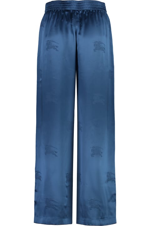 Burberry Pants & Shorts for Women Burberry Silk Trousers