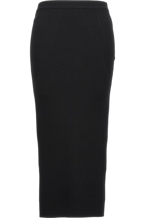 Homeware Alexander McQueen Wool Knit Midi Skirt