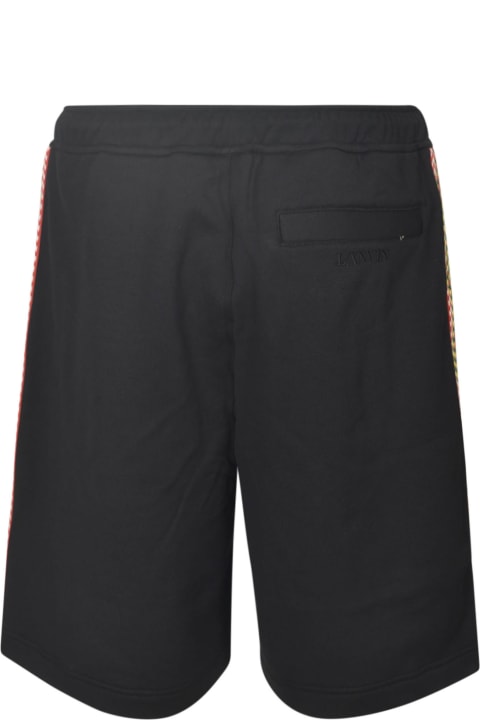 Lanvin Pants for Men Lanvin Stripe Sided Drawstring Waist Shorts