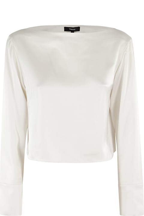Theory Topwear for Women Theory Cl Boatnk Vol