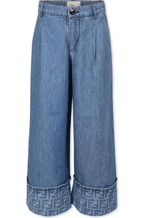 Fashion for Women Fendi Denim Jeans For Girl With Ff