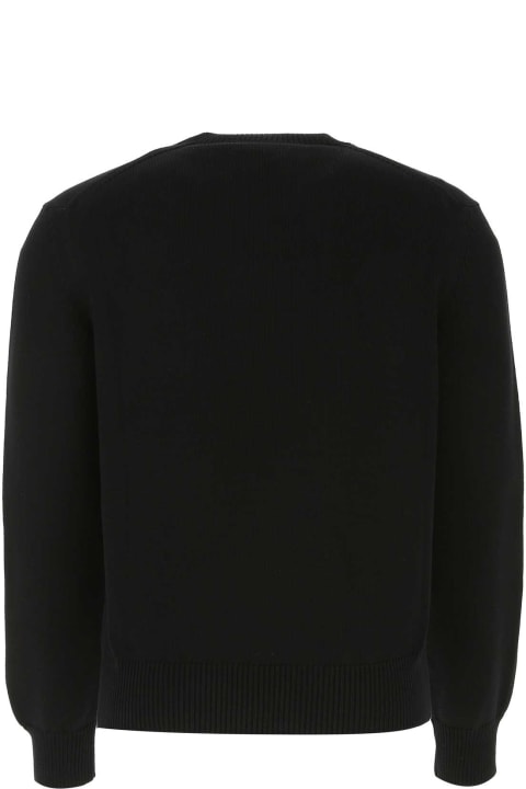 メンズ新着アイテム Alexander McQueen Black Cotton Sweater