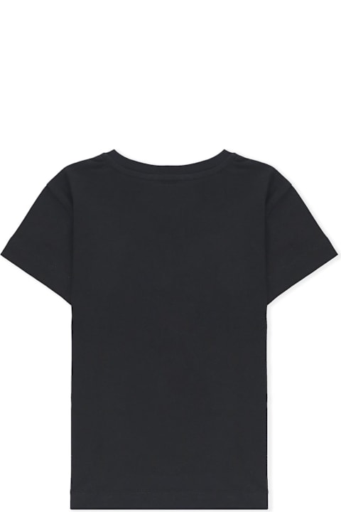 Givenchy لـ بنات Givenchy Logo Embellished Crewneck T-shirt