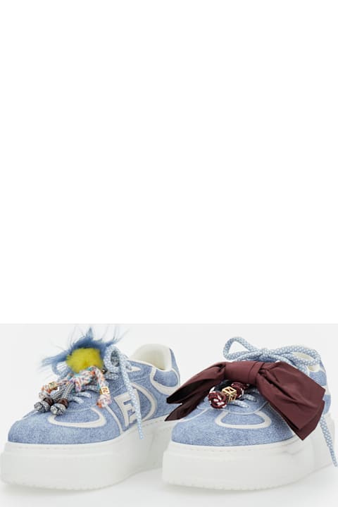 Homeware Fendi Fendi Match Denim Sneakers