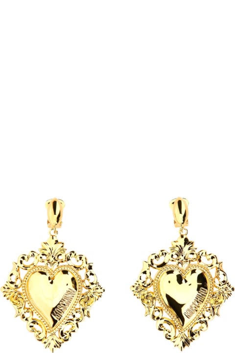 Moschino for Women Moschino "gold Heart" Earrings