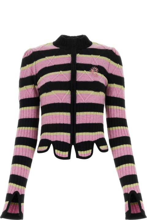 Cormio Sweaters for Women Cormio Multicolor Wool Blend Cardigan