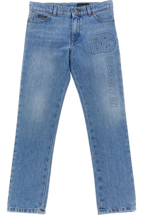 Bottoms for Boys Dolce & Gabbana Logo Jeans