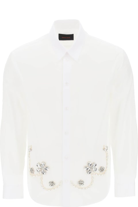 Classic Shirt With Beaded Embelishment