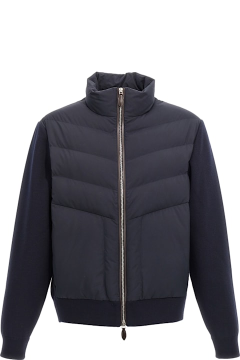 Berluti for Men Berluti Two-material Puffer Jacket