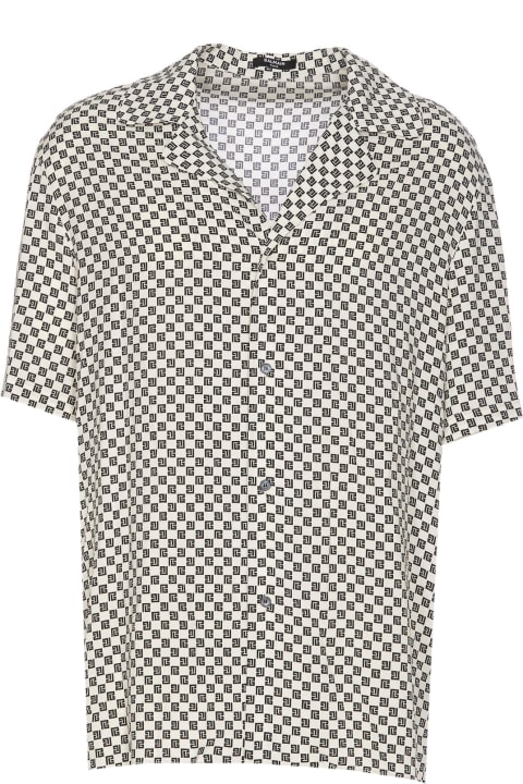 Balmain Clothing for Men Balmain Mini Monogram Pijama Shirt