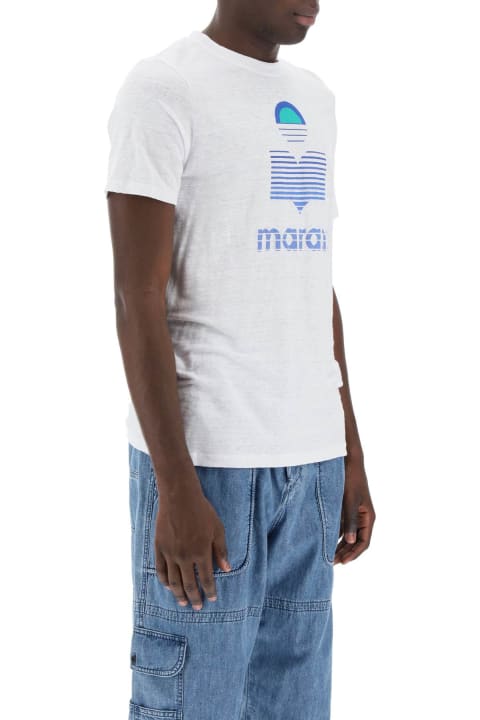 Isabel Marant Topwear for Men Isabel Marant Karman Linen Jersey T-shirt