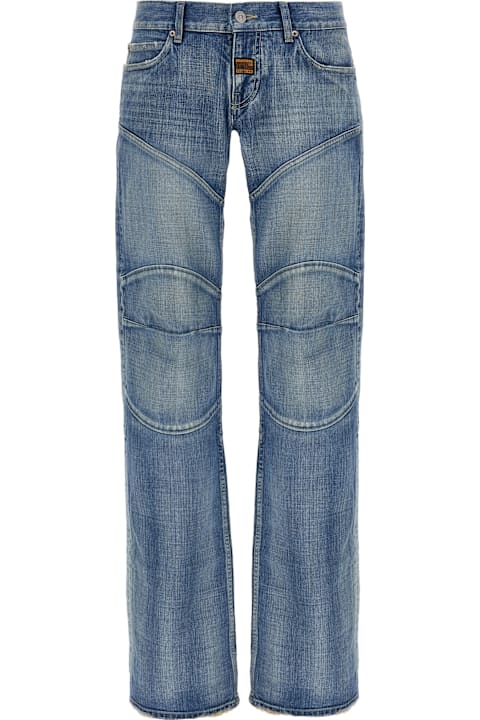 Balenciaga Jeans for Men Balenciaga Relief Stitching Jeans
