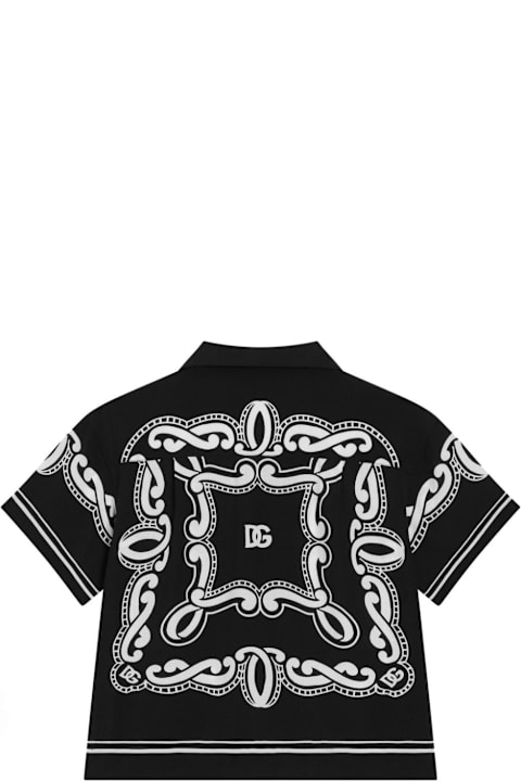 Dolce & Gabbana Shirts for Boys Dolce & Gabbana Camicia Con Stampa