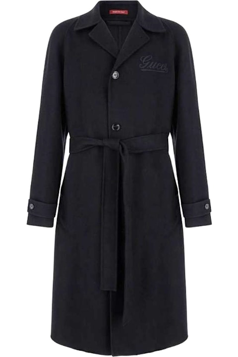Gucci Coats & Jackets for Women Gucci Wool Long Coat