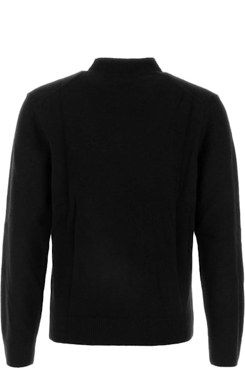 Maison Kitsuné Sweaters for Men Maison Kitsuné Midnight Blue Wool Sweater