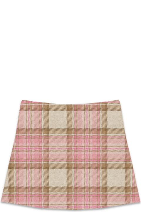 Homeware MC2 Saint Barth Katrine Checked Mini Skirt