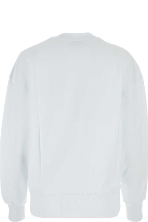 ウィメンズ フリース＆ラウンジウェア MSGM White Cotton Sweatshirt
