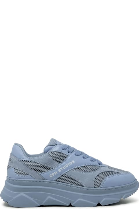 Copenhagen Shoes for Women Copenhagen Copenhagen Light Blue Leather/suede Sneakers
