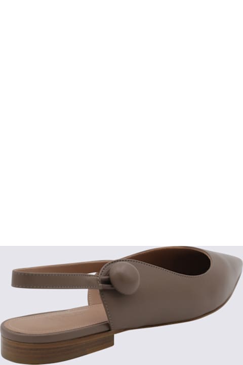 Malone Souliers Shoes for Women Malone Souliers Brown Leather Flats