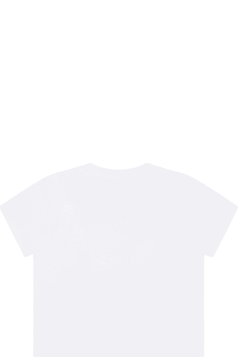 Moschino for Kids Moschino White T-shirt For Babies With Teddy Bear