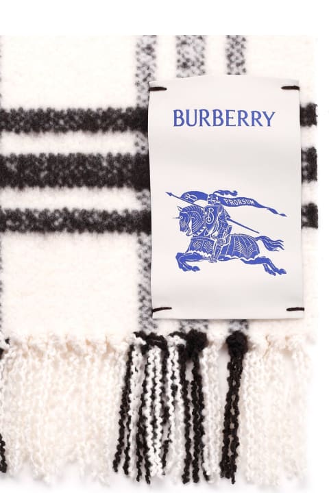 Scarves & Wraps for Women Burberry Brushed Wool Scarf