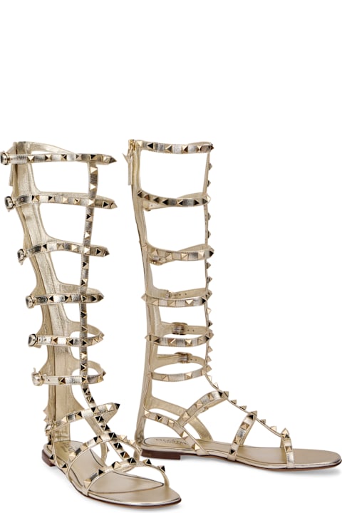 Valentino Garavani Low Leather Sandals